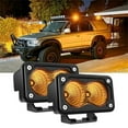 thumbnail image 1 of Nilight Amber Motorcycle Light Pods 2Pcs 3" 1070LM Flood Offroad Driving Auxiliary Fog Lights Built-in EMC for Motorbike SUV ATV Truck Boat Tractor, 1 of 10