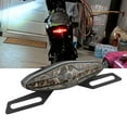 thumbnail image 1 of Universal Motorcycle Red Tail Lights Led Brake Light, ATV Dirt Bike Taillight with License Plate Bracket Compatible with Honda Yamaha Suzuki Quad, 1 of 7