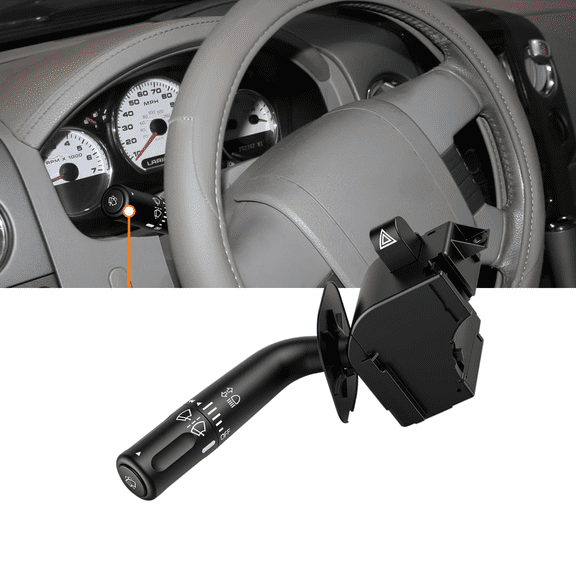 Nilight Multifunction Turn Signal & Wiper Lever Switch for 2004-2005 Ford F-150 Steering Column Replacement with Headlight Control