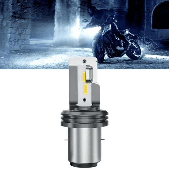 Nilight NIXMEN BA20d H6 LED Motorcycle Headlight Bulb Hi/Lo Beam S2 Light Bulb Conversion Kit for Motorbike AC/DC 9-60V CSP Chips 6000K (20036H)
