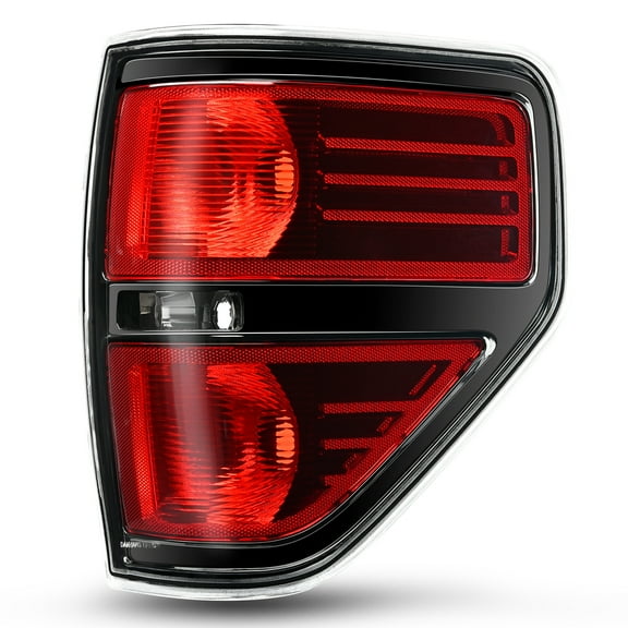 Nilight Passenger Side Taillight Assembly for 2009 2010 2011 2012 2013 2014 Ford F-F150 F150 Pickup Truck Right Rear Lamp Replacement OE Style Red Housing Tail lamp