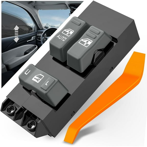Nilight Power Master Window Switch Compatible with 1999 2000 2001 2002 Chevy Silverado 1500 2500 2500 HD 1999 2000 2001 2002 GMC Sierra 1500 2500 2500 HD 3500 Window Control Switch, 2 Years Warranty