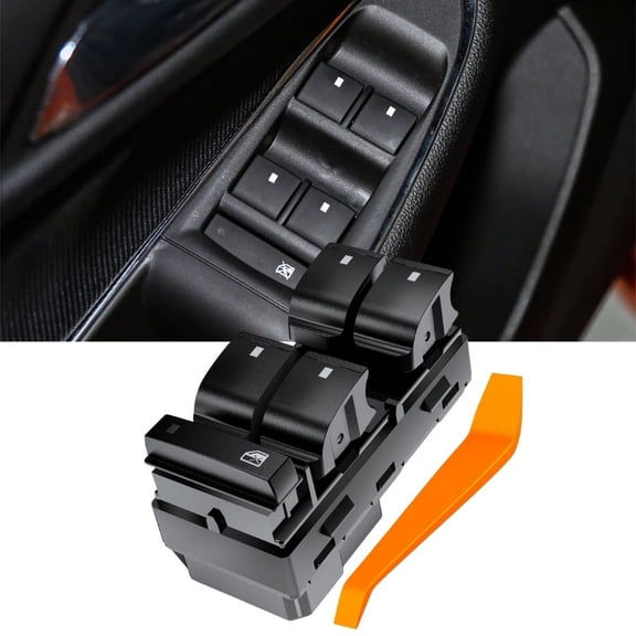 Nilight Power Master Window Switch Compatible with 2007-2013 Chevy Silverado GMC Sierra Yukon 2009-2013 Buick Enclave 2009-2016 Traverse 2008-2011 HHR Window Button Replacement Switch