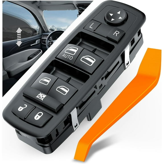 Nilight Power Master Window Switch Compatible with 2008 2009 2010 2011 2012 Jeep Liberty 2008-2012 Dodge Nitro 2009 2010 Dodge Journey Front Left Driver Side Window Control Switch, 2 Years Warranty