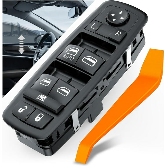 Nilight Power Master Window Switch Compatible with 2011 2012 2013 2014 2015 2016 Dodge Journey Front Left Driver Side Window Control Switch Replacement Set with Removal Tool, 2 Years Warranty