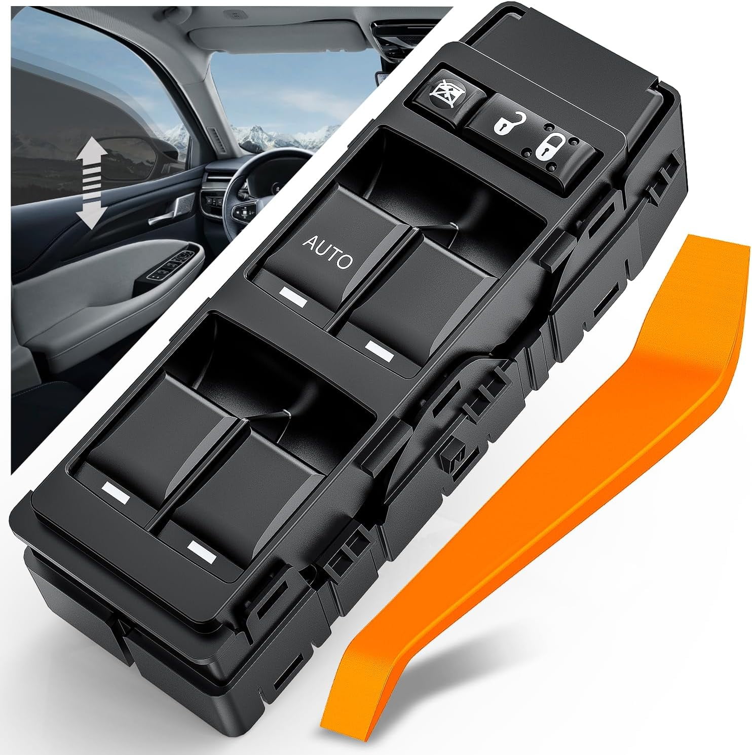 StandardAutoPart 4-Button Remote Head Key Compatible With Chrysler 200, Dodge Avenger, Jeep Grand Cherokee (OHT692427AA) - Complete Key