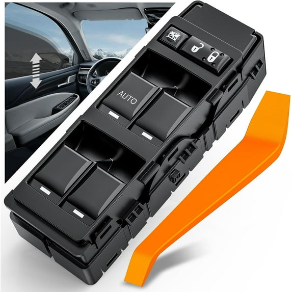 Nilight Power Master Window Switch Compatible with Chrysler 200 300 Sebring Dodge Avenger Caliber Charger Magnum Compass Patriot Mitsubishi Raider Ram Dakota Window Switch Replacement, 2 Year Warranty
