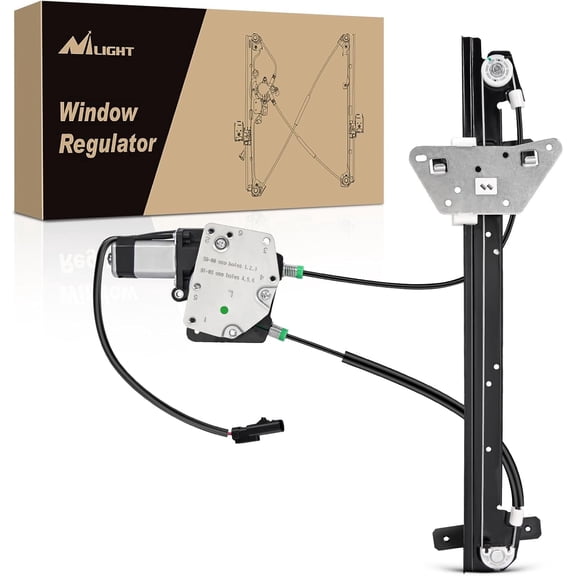 Nilight Power Window Regulator and Motor Front Driver Side Compatible with Dodge Dakota 2000 2001 2002 2003 2004,Dodge Durango 1998 1999 2000 2001 2002 2003,Front Left Side