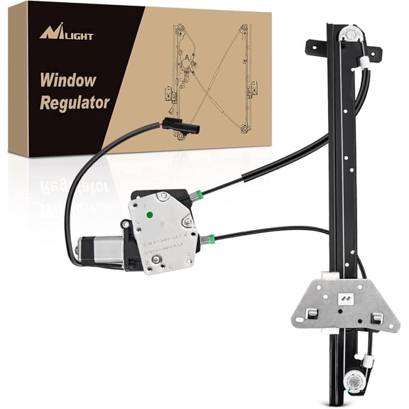 Nilight Power Window Regulator and Motor Front Passenger Side Compatible with Dodge Dakota 2000 2001 2002 2003 2004,Dodge Durango 1998 1999 2000 2001 2002 2003,Front Left Side