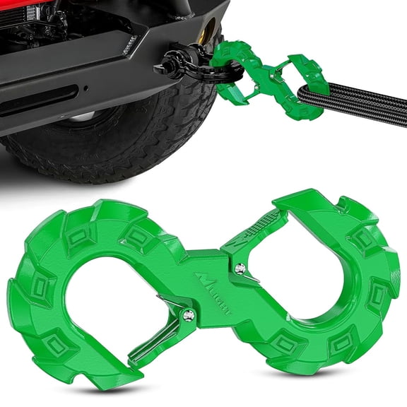 Nilight Quick Release S-Tow Shackle Hook – Heavy Duty Off-Road Recovery Hook, Fits Winch Rope & Recovery Strap, 11,000 LBS Working Load, for Jeep, SUV, ATV, Trailers, Forged Steel, Green