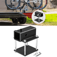 thumbnail image 1 of Nilight RV Bumper Hitch Receiver Fits for 4-4.5 inches Beams 2 inch Receiver 2000 lbs Capacity Bolt-On Heavy Duty Steel for Camper Bike Racks Cargo Carriers, 1 of 6