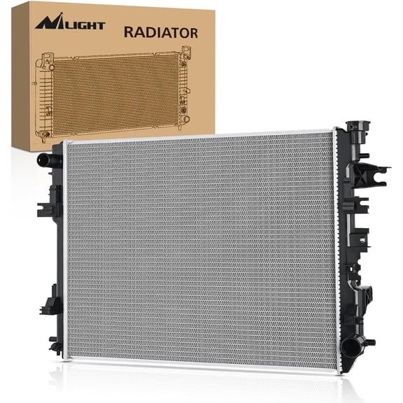 Nilight Radiator for Dodge Ram 1500 2009 2010 2011 2012 2013 2014 2015 2016 2017 2018,Ram 2500 2010 2011 2012 2013 3.6L 3.7L 4.7L 5.7L V6 V8 4WD RWD Performance Aluminum Replacement OEM