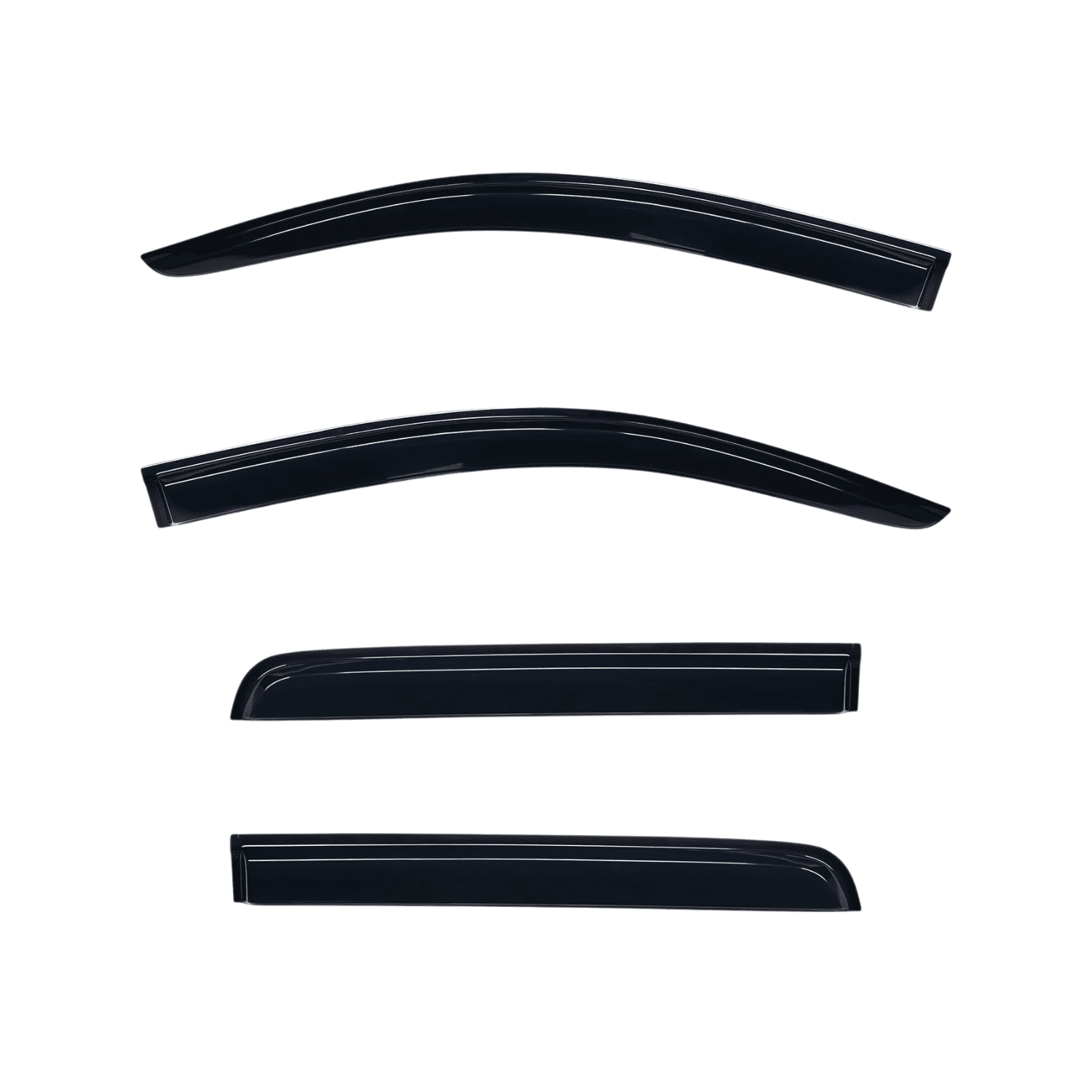 Nilight Rain Guards for Chevrolet Colorado/GMC Canyon 2023 2024, Out-Channel Window Wind Deflectors and Visors - Set of 4