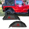 thumbnail image 1 of Nilight Rear Inner Fender Liners Steel Wheel Cover Fit for 2018-2024 Wrangler JL JLU 4 Doors 2 Doors Unlimited Bolt-on Style Fender Flares Splash Guards, 1 of 7