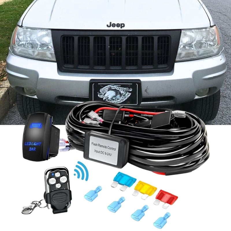 Nilight Wiring Harness Kit for LED Light Bar, Waterproof 12V 20A ...