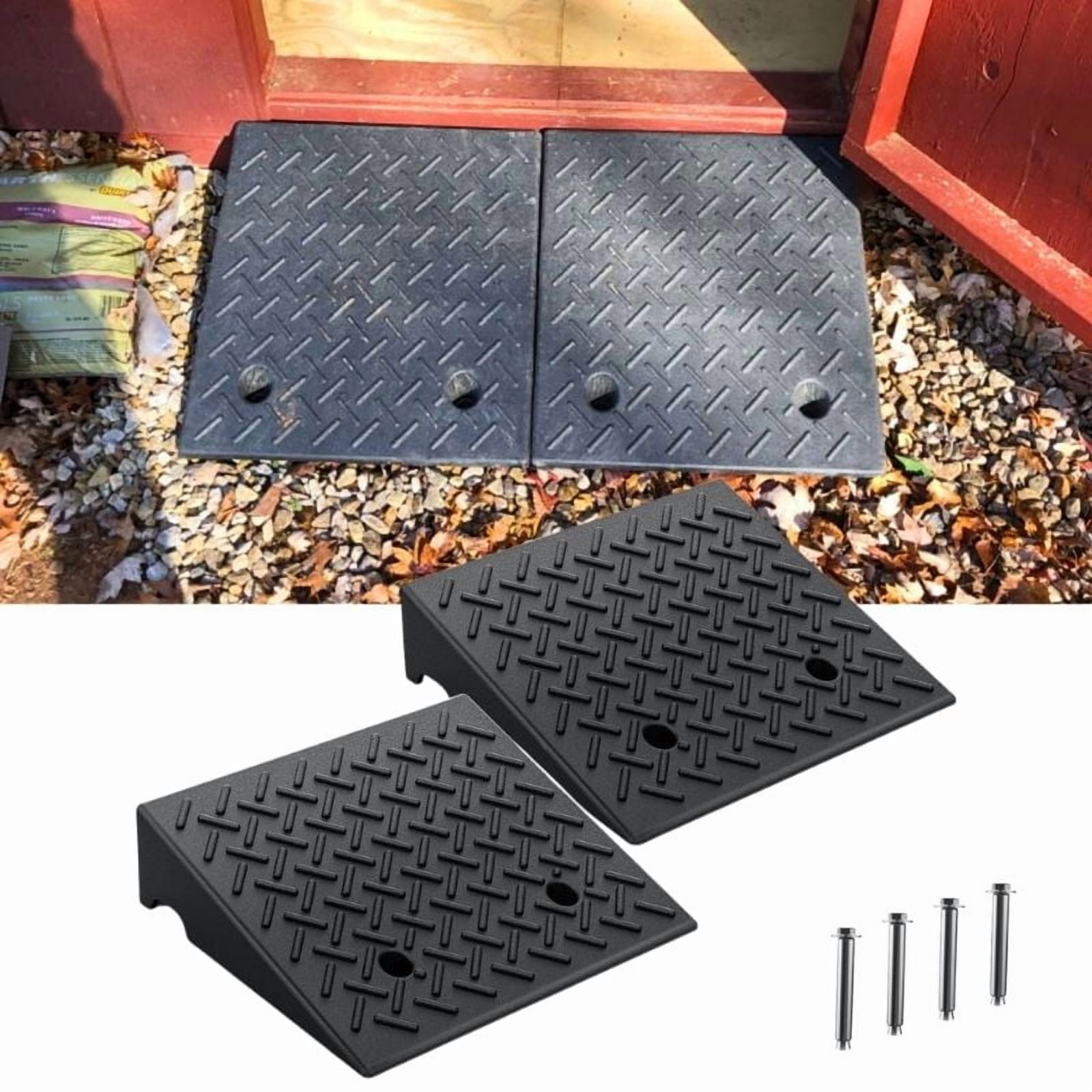 Turf Ramps Nilight Rubber Curb Ramps, 4.7