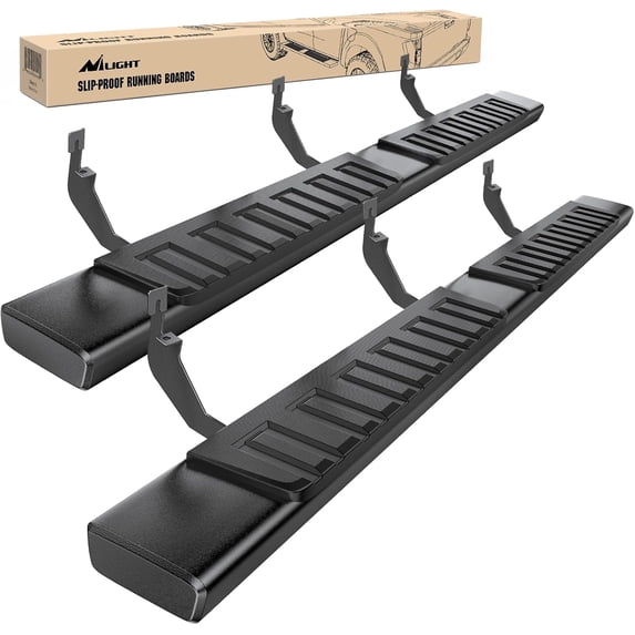 Nilight Running Boards for 2015-2025 Chevrolet Colorado/GMC Canyon Crew Cab 6 Inch Side Step Nerf Bars Black