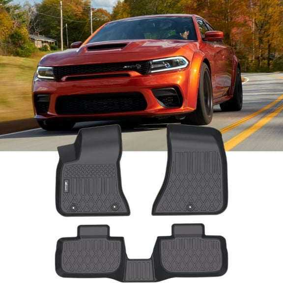 Nilight TPE Floor Mats for Dodge Charger RWD 2011-2023/Chrysler 300 RWD 2011 2012 2013 2014 2015 2016 2017 2018 2019 2020 2021 2022 2023,All Weather Custom Fit Heavy Duty Floor Liners