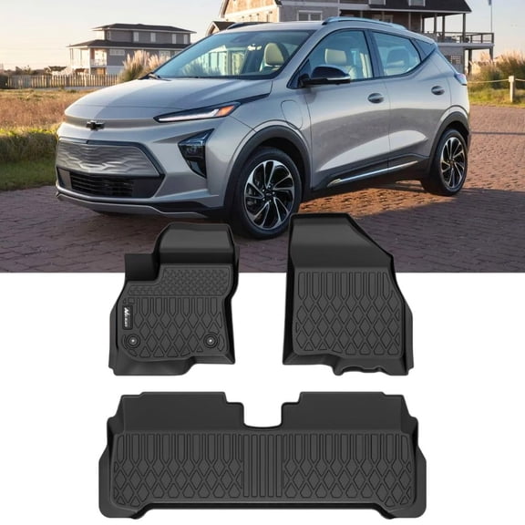 Nilight TPE Floor Mats for Chevy Bolt EUV 2022 2023 2024, All Weather Custom Fit Heavy Duty Floor Liners