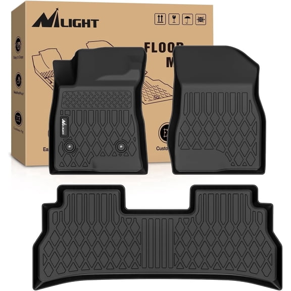 Nilight TPE Floor Mats for Chevy Trax Buick Envista 2024 2025, All Weather Custom Fit Heavy Duty Floor Liners