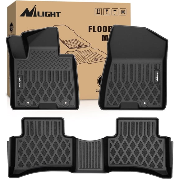 Nilight TPE Floor Mats for Hyundai Tucson 2016 2017 2018 2019 2020 2021 All Weather Custom Fit Heavy Duty Floor Liners