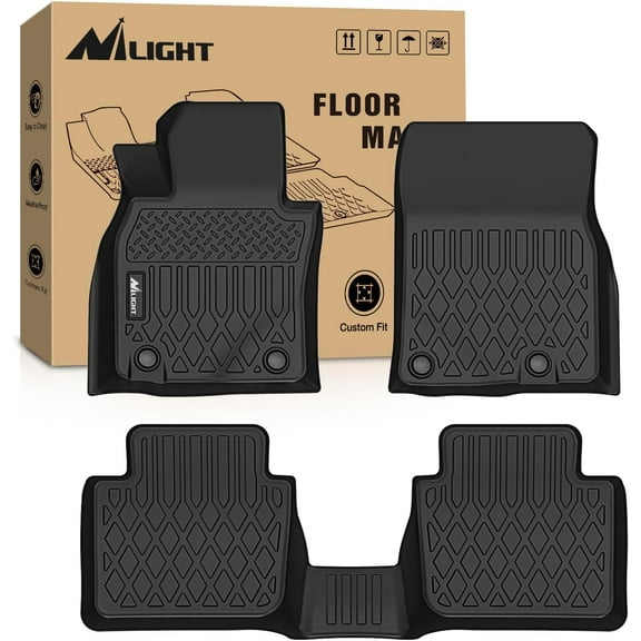 Nilight TPE Floor Mats for Mazda CX-50 CX50 2023 2024 2025, All Weather Custom Fit Heavy Duty Floor Liners