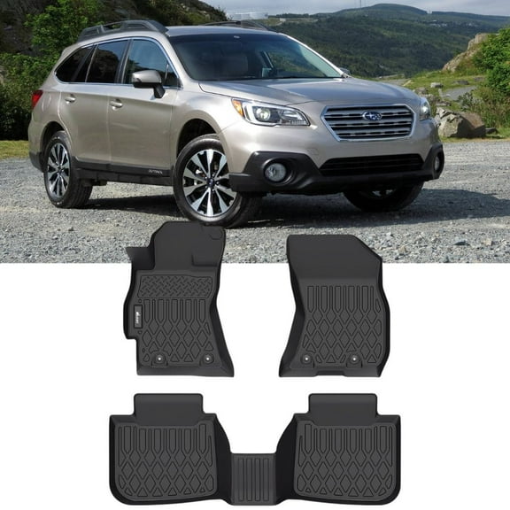 Nilight TPE Floor Mats for Subaru Outback Legacy 2015 2016 2017 2018 2019,All Weather Custom Fit Heavy Duty Floor Liners