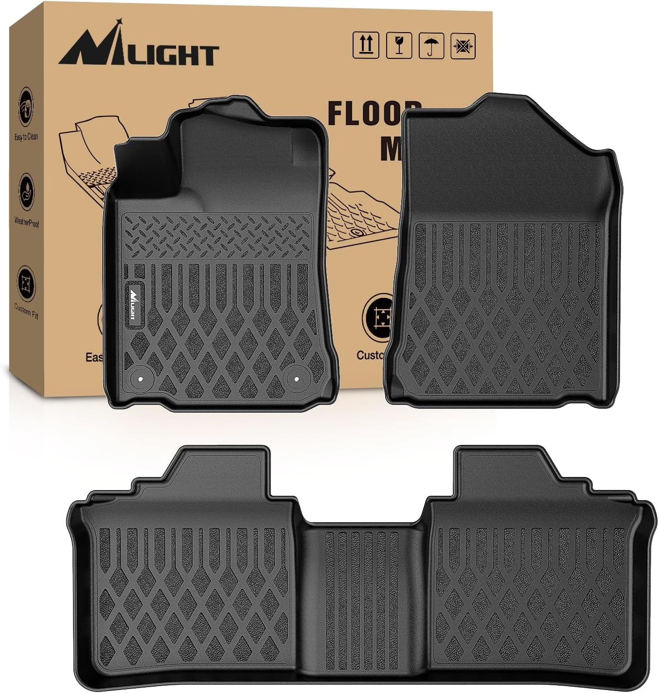 Nilight TPE Floor Mats for Toyota Avalon 2013 2014 2015 2016 2017 2018 ...