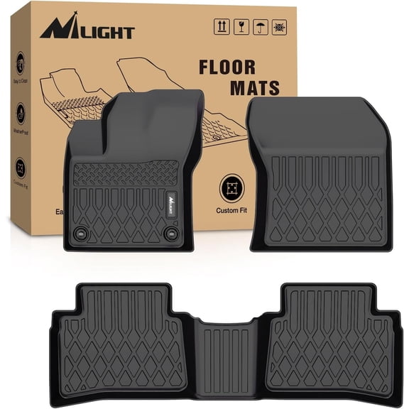 Nilight TPE Floor Mats for Toyota Prius & Prime 2016 2017 2018 2019 2020 2021 2022,All Weather Custom Fit Heavy Duty Floor Liners