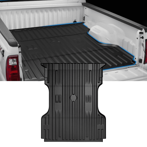 Nilight TPE Truck Bed Mat for Ford Super Duty F250 F350 F450 19992016 6.8FT Bed, Heavy Duty Non-Slip Pickup Bed Liner with All-Weather Protection