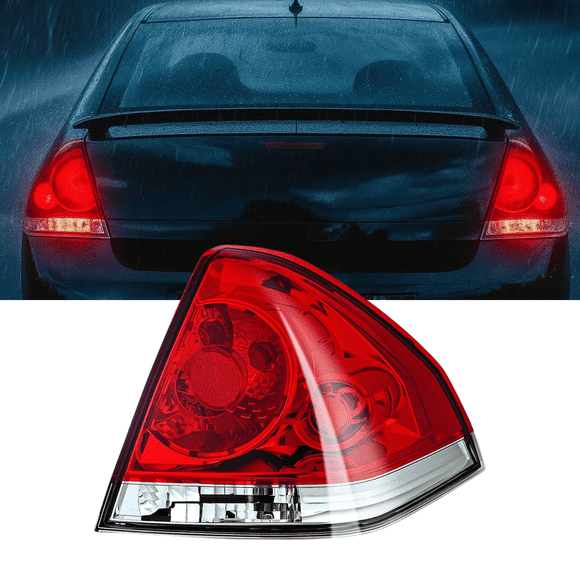 Nilight Tail Light Assembly Compatible with 2006-2013 Chevy Impala and 2014-2016 Impala Limited, Rear Tail Lamp Replacement Passenger Side