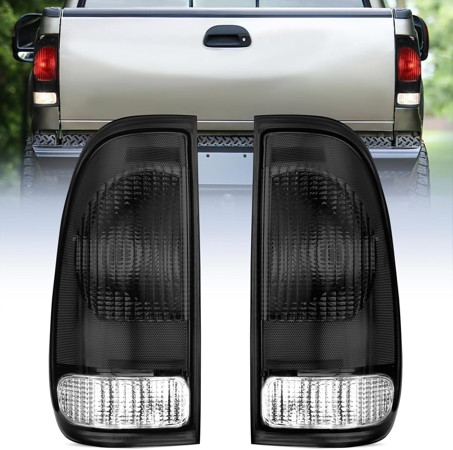 LED Tail Lights + 3rd Third Brake Cargo Lamp Fit For Ford F-250 F - View #9