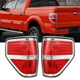 thumbnail image 1 of Nilight Taillight Assembly Compatible with 2009 2010 2011 2012 2013 2014 Ford F-150 Pickup Truck Taillights Rear Lamp Replacement OE Style Red Housing Driver and Passenger Side Chrome Trim, 1 of 8
