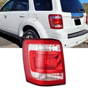 Nilight Taillight Assembly Compatible with 2008 2009 2010 2011 2012 Ford Escape Tail Lights Rear Lamp Replacement OE Style Driver Side