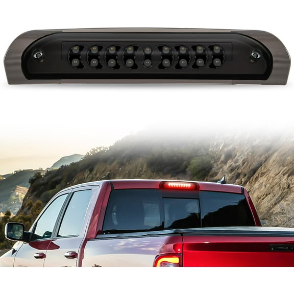 Nilight Third Brake Light High Mount 3rd Stop Reverse Cargo LED Lighting Replacement for 2002-2008 Dodge Ram 1500 2003-2009 RAM 2500 3500 Pickup Rear Cab Center Tail Lights