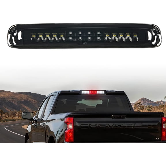 Nilight LED Third Brake Light, High Mount 3rd Stop Cargo Reverse Light for 19992006 Chevy Silverado & GMC Sierra 1500-3500HD, 2007 HD Classic