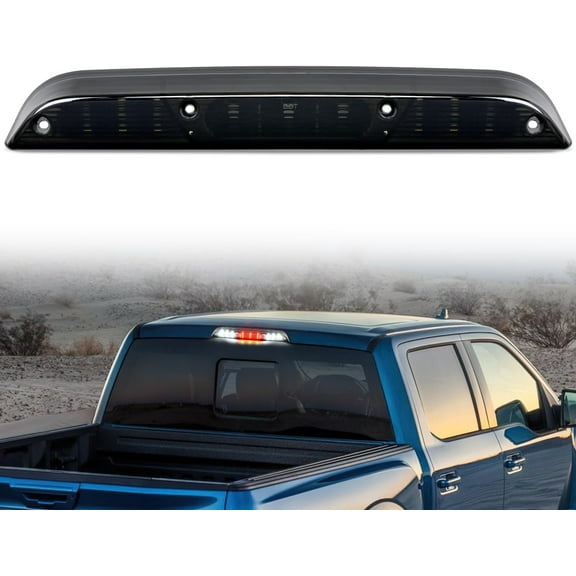 Nilight Third Brake Light Tail High Mount 3rd Stop Cargo Reverse Lights Smoked Lens Compatible with Ford F150 2015 2016 2017 2018 2019 2020 Super Duty F250 F350 2017+ Ranger 2019+ Maverick 2022+