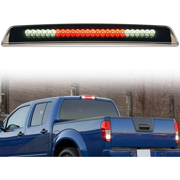 Nilight Third Brake Light Tail High Mount 3rd Stop Cargo Reverse Lights Smoked Lens Compatible with Nissan Titan 2004-2015 Nissan Frontier 2005-2016 Pickup Truck Rear Cab Lamp