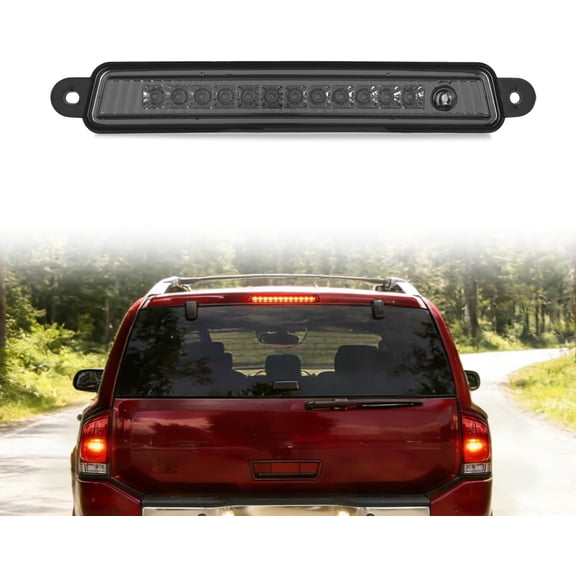 Nilight Third Brake Light Tail High Mount 3rd Stop Lights Smoked Lens for Nissan Armada 2005-2015 Pathfinder Armada 2004 Infiniti QX56 2004-2010 Van SUV Rear Center Cab Lamp