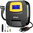 thumbnail image 1 of Nilight Tire Inflator Air Compressor Portable Pump for 12V DC Car Tires with Digital Pressure Gauge 150PSI Auto LED Light Cars ATVs Bicycles, 1 of 9