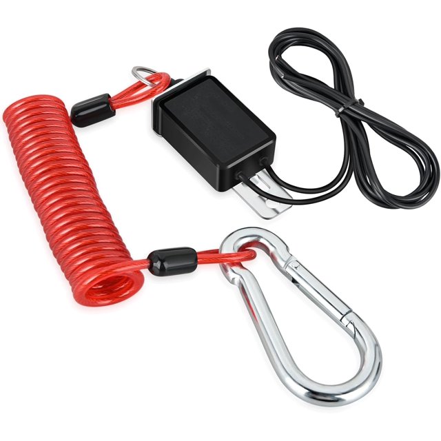 Nilight Trailer Breakaway Switch with 6FT Heavy Duty Stainless Steel