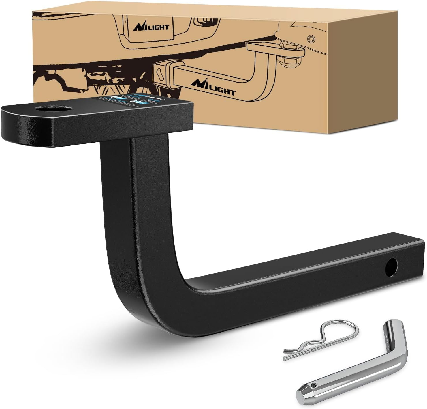 Diamond Plate Aluminum Truck Box Antenna Mount - 1 3/4" Hole For CB Antennas, Heavy Duty & Easy Install