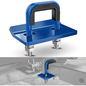 Nilight Trailer Hitch Tightener for 2 Inch Trailer Hitches Hitch Mount Anti Rattle Heavy Duty Steel with Rubber Cover Blue U Bolt Glossy Coating Plate Electrophoresis Anti-Rust Triple Protective
