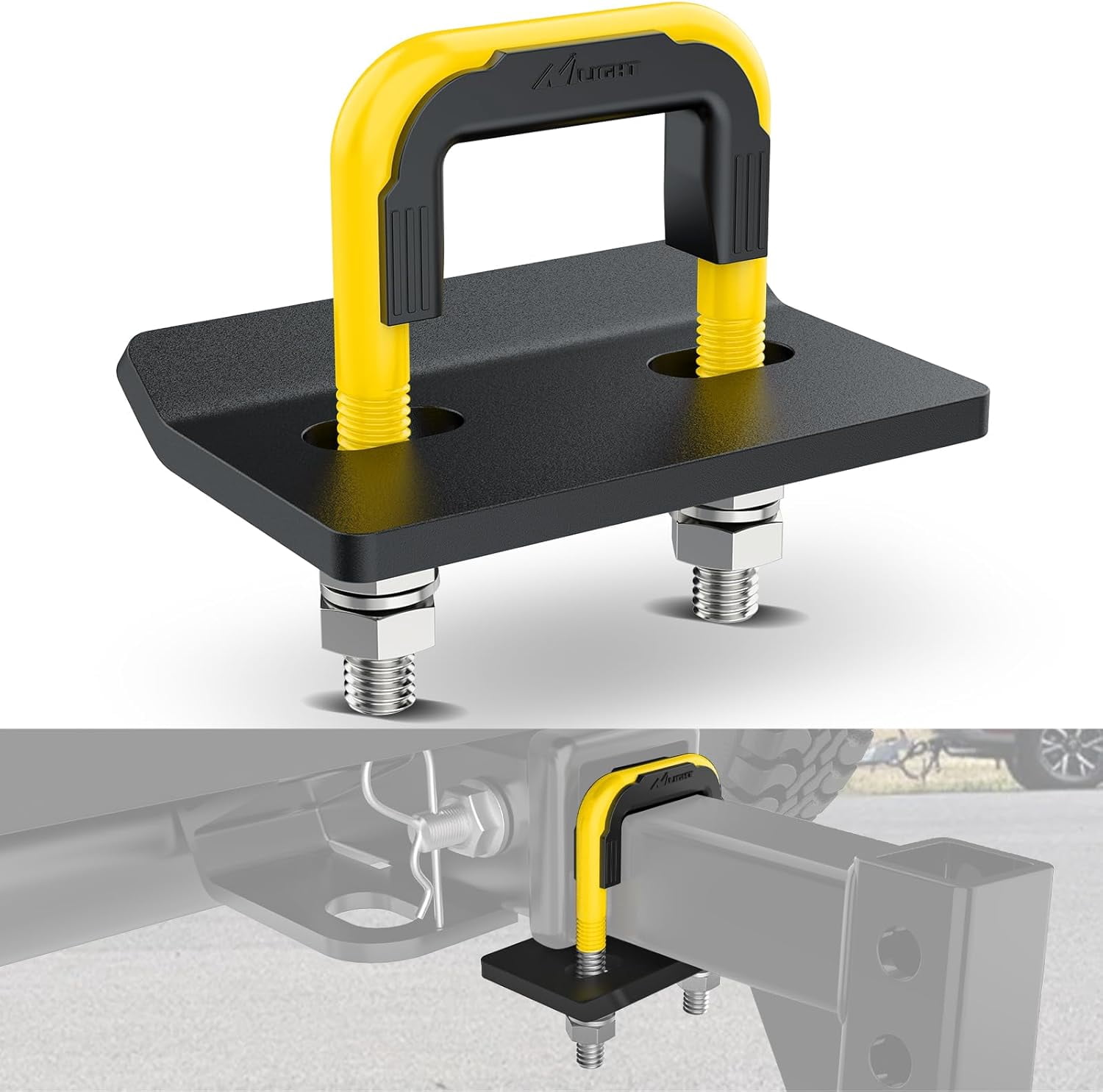 Nilight Trailer Hitch Tightener for 2 Inch Trailers Hitches Mount Anti ...