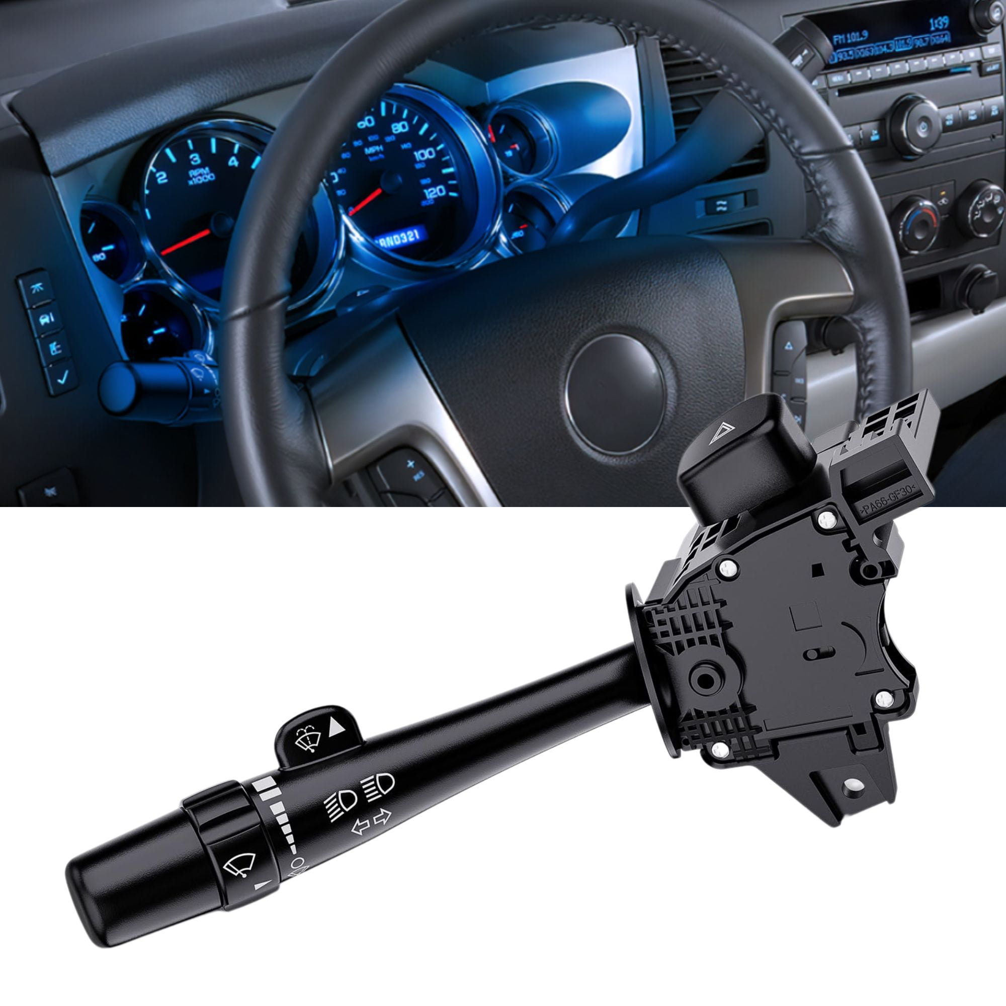 ステアリングコラムレバースイッチ Compatible With GMC For Sierra For Yukon 2003 200 ステアリング インジケーターレバー Compatible With GMC For Yukon For Safari For Sava ステアリングレバーインジケーター  Compatible With Gmc For Yukon For Sierra 2003-200 ... ステアリングコラムレバースイッチ Compatible With GMC For Yukon XL 1500 2500 2003 2