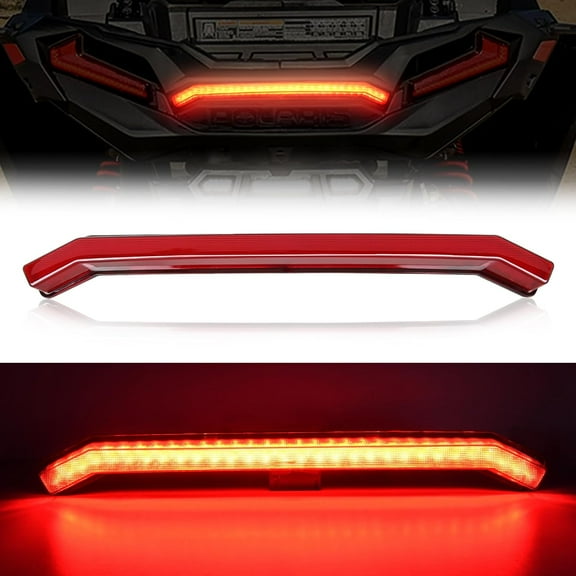 Nilight UTV Center Tail Light Rear Taillight LED Brake Light Red Compatible with Polaris RZR XP 1000 Turbo Sportsman 1000 XP Accessories 2019 2020 2021 2022 2023