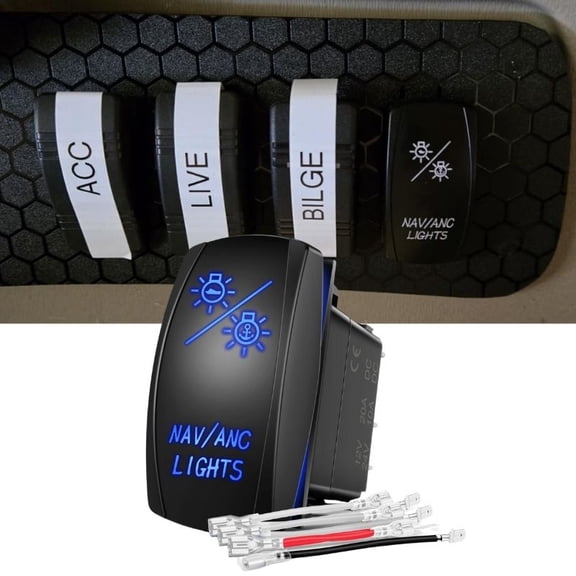 Vehicle Switches Plastic, 0.15 Lbs, 2.00 x 2.00 x 2.00 Inches