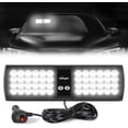 thumbnail image 1 of Nilight White 48Led Visor Strobe Lights Interior Windshield Emergency Warning Lights Super Bright Led Strobe Lights for Trucks, 1 of 7