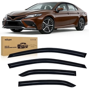 Nilight Window Rain Guards for Toyota Camry 2018-2024, Out-Channel Window Visors Vent Wind Deflectors-4PCS