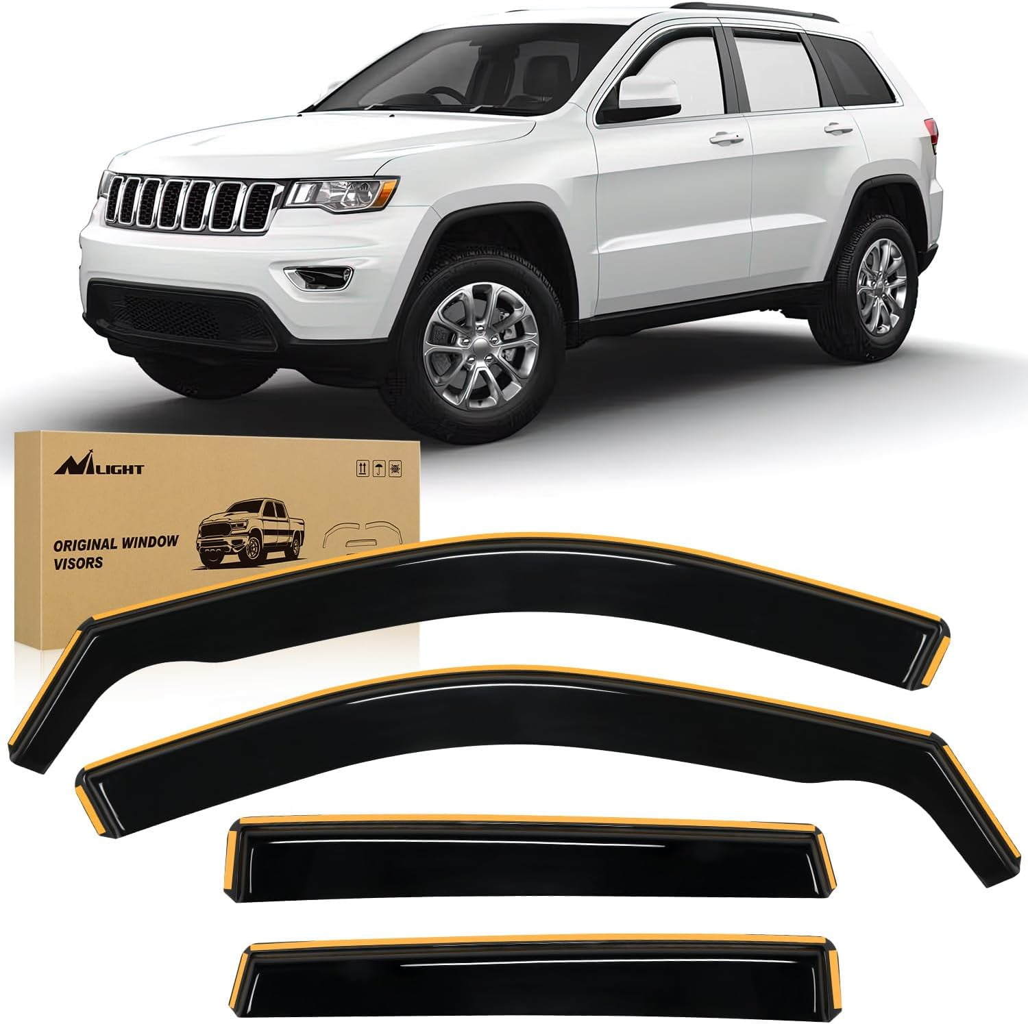 2017 jeep grand cherokee rain guards discount